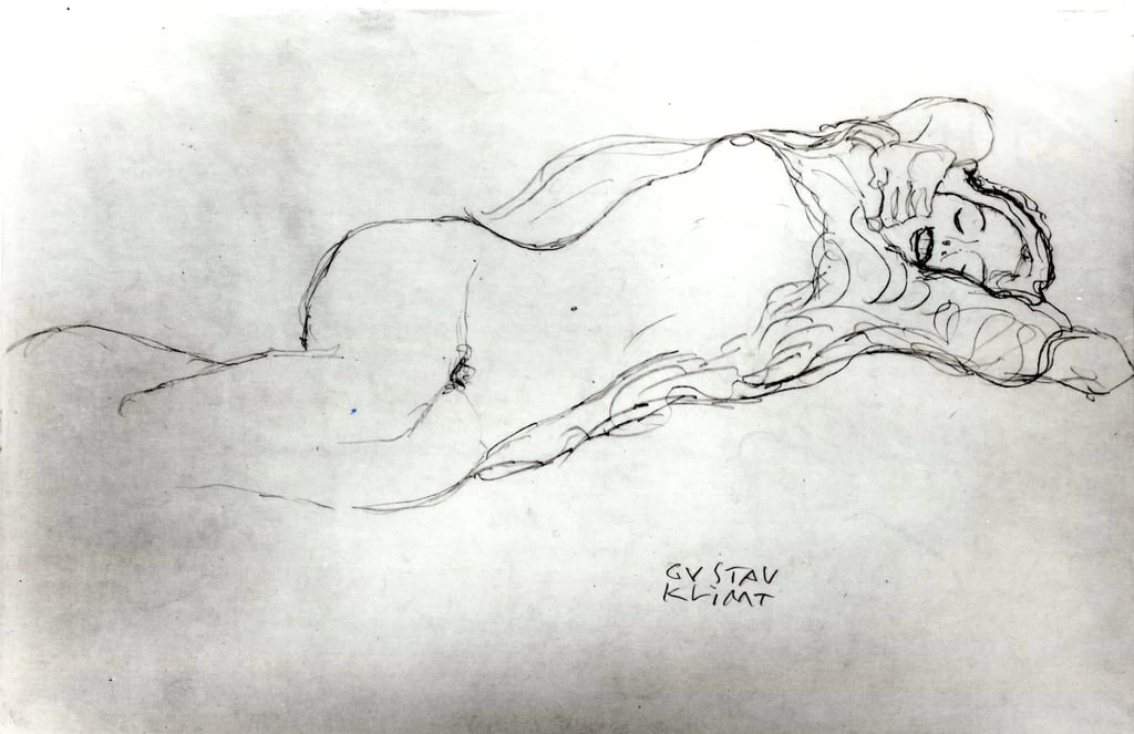 Donna sdraiata, c.1914